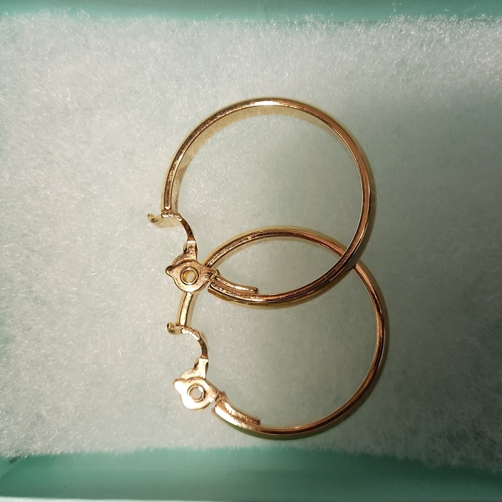Monet Gold-tone Hoop Earrings